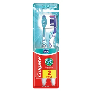 COLGATE zubná kefka MAX WHITE strednej 1 + 1