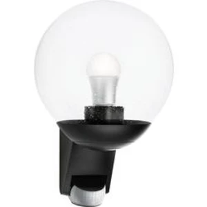 Vonkajšie nástenné osvetlenie s PIR senzorom Steinel L585 05535, E27, 60 W, plast, čierna