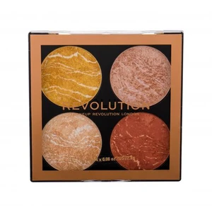 Makeup Revolution Cheek Kit paletka na tvár odtieň Make It Count 4 x 2.2 g