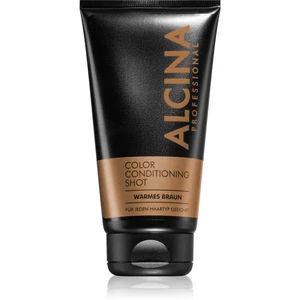 Alcina Color Conditioning Shot Silver tónovací balzám pro zvýraznění barvy vlasů odstín Warm Brown 150 ml