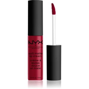 NYX Professional Makeup Soft Matte Lip Cream ľahký tekutý matný rúž odtieň 10 Monte Carlo 8 ml