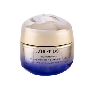 Shiseido Vital Perfection Uplifting and Firming Cream Enriched 50 ml denný pleťový krém na zmiešanú pleť; na dehydratovanu pleť; proti vráskam
