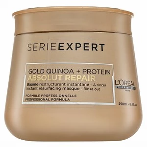L´Oréal Professionnel Série Expert Absolut Repair Gold Quinoa + Protein Instant Resurfacing Masque 250 ml maska na vlasy pre ženy na poškodené vlasy