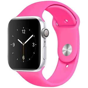 4wrist Silikonový řemínek pro Apple Watch - Barbie růžová 38/40 mm - S/M