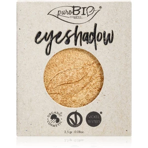 puroBIO Cosmetics Compact Eyeshadows oční stíny náhradní náplň odstín 24 Gold 2,5 g