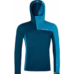 Ortovox Hanorace Fleece Light Grid SN Hoody M Petrol Blue M