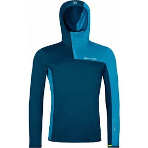 Ortovox Outdoorová mikina Fleece Light Grid SN Hoody M Petrol Blue M