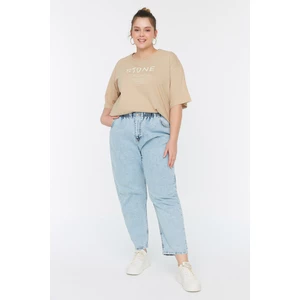 Női farmernadrág Trendyol Mom jeans