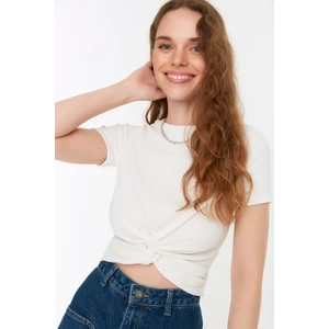 Női crop top Trendyol Anthracite