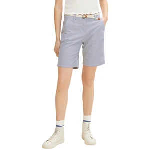 Dark Blue Women's Chino Shorts with Tom Tailor Belt - Women