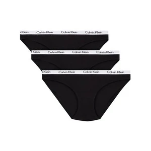 3PACK women&#39;s panties Calvin Klein black (QD3588E-001)