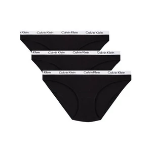 Calvin Klein 3 PACK - dámské kalhotky Bikini QD3588E-001 S