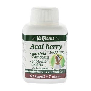 MedPharma Acai berry 1000mg +Garcinia cambogia+Jablečný pektin 67 kapslí