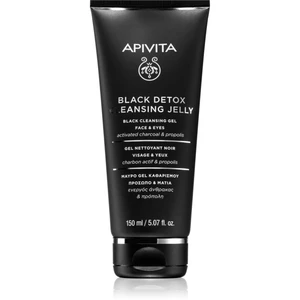 Apivita Cleansing Propolis & Activated Carbon čistiaci gél s aktívnym uhlím na tvár a oči 150 ml