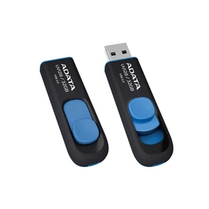 USB flash disk Adata UV128 16GB čierny/modrý (AUV128-16G-RBE... USB Flash 16 GB, USB 3.0, 40MB/s čtení, 10MB/s zápis