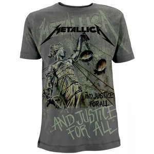 Metallica T-Shirt And Justice For All Grey XL