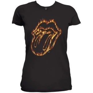 The Rolling Stones T-shirt Flaming Tongue Noir M
