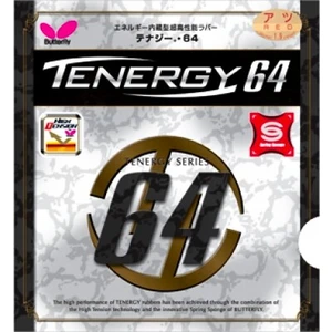 Cover Butterfly Tenergy 64 black, 2.1 mm