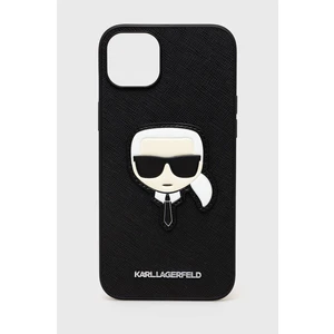 Puzdro na mobil Karl Lagerfeld Iphone 14 Plus 6,7" čierna farba