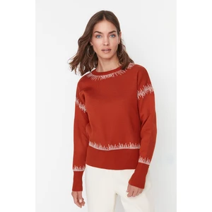 Trendyol Sweater - Orange - Regular fit
