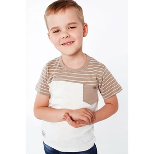 Boys' Beige-Cream T-shirt