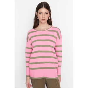 Trendyol Sweater - Khaki - Regular fit