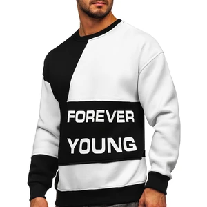 Bluză negru-alb Forever Young Bolf  0003