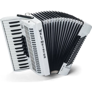 Weltmeister Achat 80 34/80/III/5/3 White Piano accordion