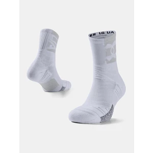 Unisex ponožky Under Armour Playmaker Crew  White  M (36,5-40,5)