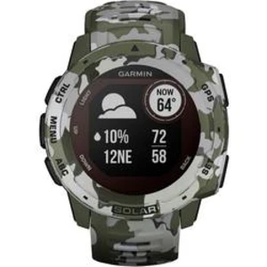 Chytré hodinky Garmin INSTINCT SOLAR CAMO Grün, zelená, maskáčová zelená