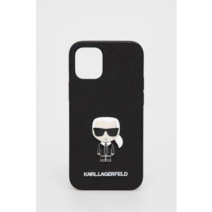 Tok Karl Lagerfeld Saffiano Iconic  iPhone 12 mini, black
