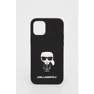 Tok Karl Lagerfeld Saffiano Iconic  iPhone 12 mini, black