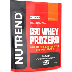 Nutrend ISO Whey Prozero 500 g slaný karamel