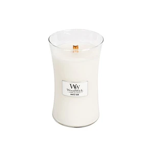 WoodWick Vonná sviečka váza White Teak 609,5 g