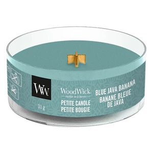 WoodWick Aromatická malá svíčka s dřevěným knotem Blue Java Banana 31 g