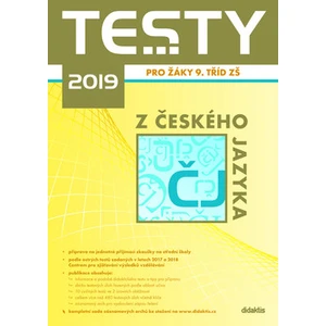 Testy 2019 z českého jazyka pro žáky 9. tříd ZŠ