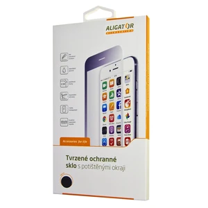 Tvrzené sklo GLASS PRINT pro Xiaomi Redmi Note 9 Pro, černá
