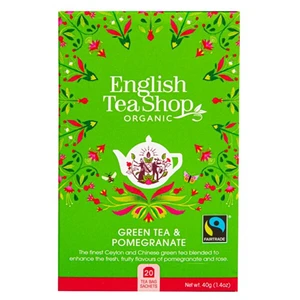 English Tea Shop Zelený čaj s granátovým jablkem 20 sáčků