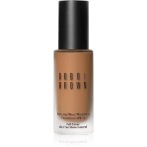 Bobbi Brown Skin Long-Wear Weightless Foundation dlouhotrvající make-up SPF 15 odstín Warm Golden (W-076) 30 ml