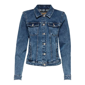 ONLY Dámská džínová bunda ONLTIA LIFE 15170682 Medium Blue Denim 44