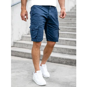 Pantaloni scurți cargo bleumarin Bolf YF2225