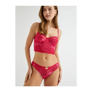 Koton Lace Bralette Bra With Underwire, Unfilled Unsupported.