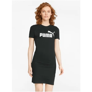 Black Women's Dress with Puma Print - Women