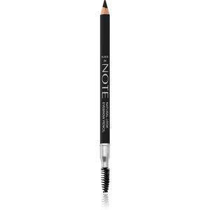 Note Cosmetique Natural Lool Eyebrow Pencil tužka na obočí s kartáčkem 06 Black 1,08 g