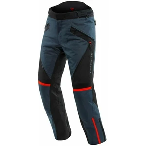 Dainese Tempest 3 D-Dry Ebony/Black/Lava Red 52 Regular Pantalons en textile