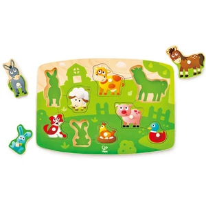 Hape Puzzle na desce Farmáři