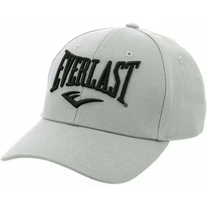 Bavlnená čiapka Everlast šedá farba, s nášivkou