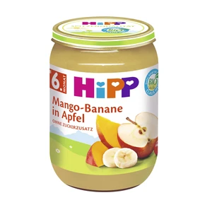HiPP Príkrm BIO Jablka s mangom a banánmi
