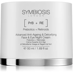 Symbiosis London Anti-Ageing & Detoxifying lehký noční krém na obličej a oči 50 ml