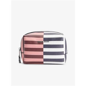 Blue Pink Women's Striped Makeup Bag Tommy Jeans - Women